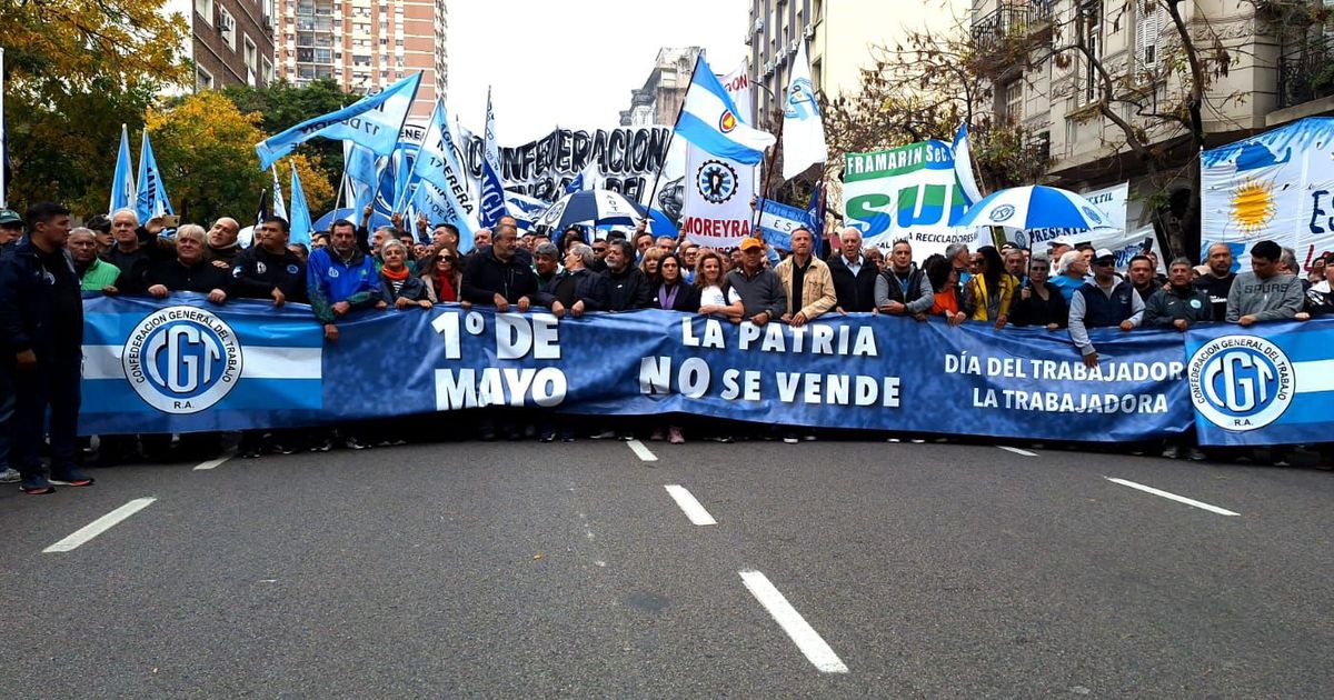 La Cgt Moviliz Su Aparato En Otra Marcha Contra Javier Milei