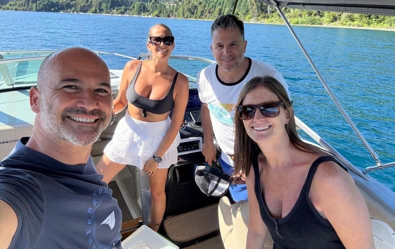 El presidente del PRO en Río Negro, de vacaciones con familia y amigos en Villa la Angostura.