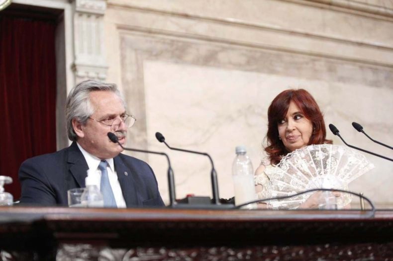 Alberto Fernández y CFK 2021