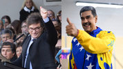 Javier Milei y Nicolás Maduro, una extraña pareja