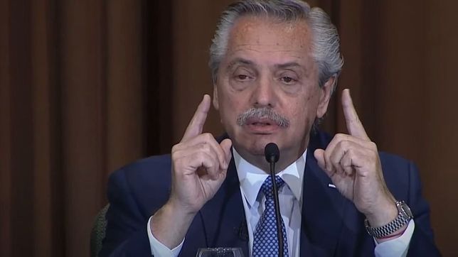 el presidente insiste con la tregua: ?el enemigo no esta entre nosotros?