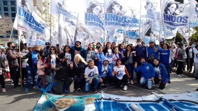 organizaciones bancan a cfk en el combate real para distribuir la riqueza