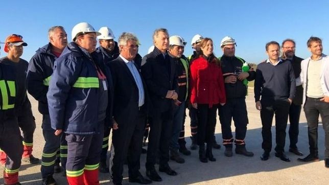 la imagen es todo: macri y vidal recorrieron obras sin decir una palabra
