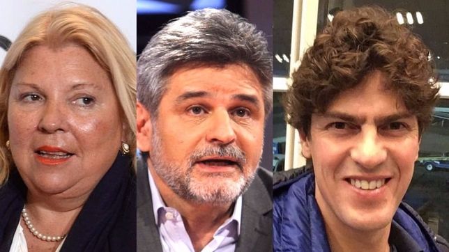 carrio con macri y larreta, filmus con trabajadores y lousteau en un boliche