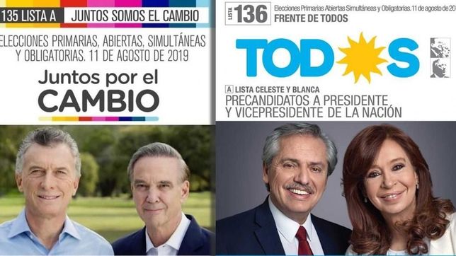 camino a las paso: se conocieron las boletas de los candidatos a presidente