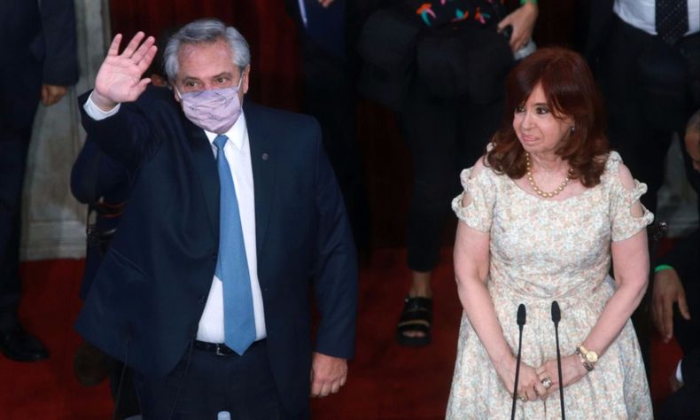 Alberto Fernández y Cristina Kirchner