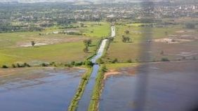 El intendente de Chivilcoy sobrevoló la zona rural después del temporal