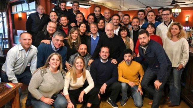 la foto de larreta que reaviva el fuego en las trincheras pro