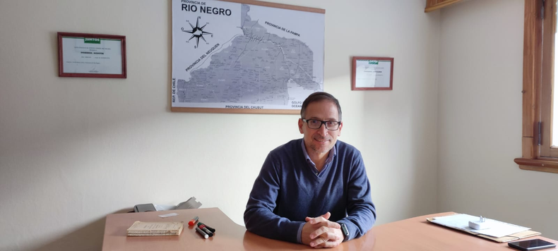 Agustín Domingo, diputado nacional y referente de JSRN en San Carlos de Bariloche.