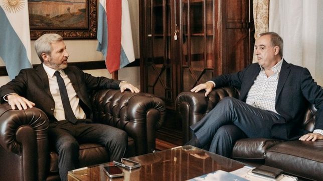 El gobernador de Entre Ríos Rogelio Frigerio recibió a Alejandro Daneri, el hombre de Javier Milei en la represa de Salto Grande.