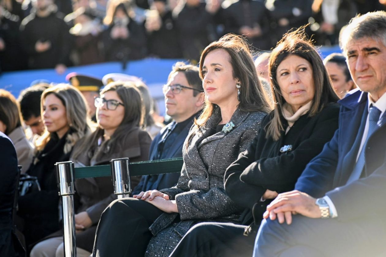 Victoria Villarruel, en el acto del Dia de la Bandera a pensar de&nbsp; Javier Milei no invitó