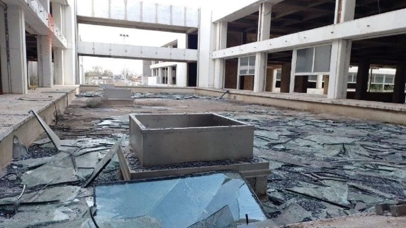 El vandalismo en el hospital, una imagen repetida // Crédito foto: Rosario3.