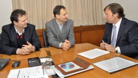 Cascallares coordina políticas con los hermanos Bruera