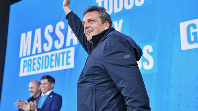 Sergio Massa, en campaña