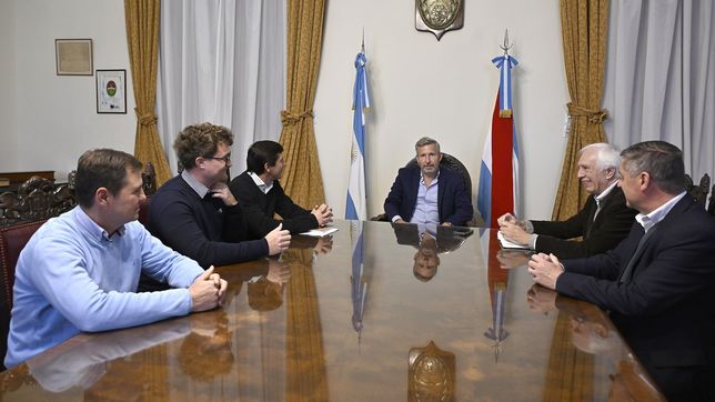 Rogelio Frigerio recibió a productores de arroz de Entre Ríos a mitad de este año. El gobierno anunciará medidas de alivio para el sector.