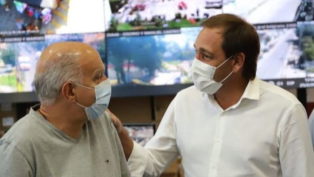 garro y grindetti pulen un proyecto para municipalizar la policia local