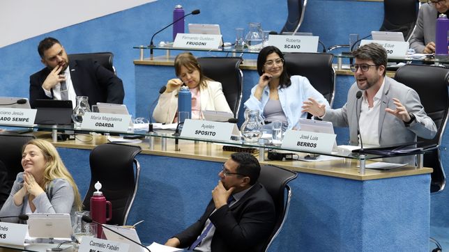 Legisladores peronistas en la Legislatura de Río Negro.