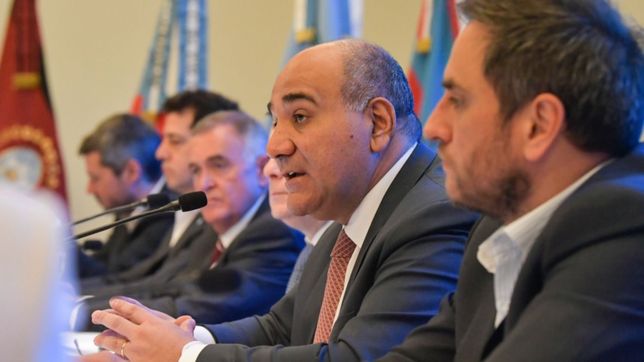 manzur puso la cara ante los gobernadores en otra cita federal del norte grande