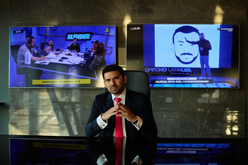 Augusto Marini, dueño de dos canales de streaming en la Argentina de Javier Milei