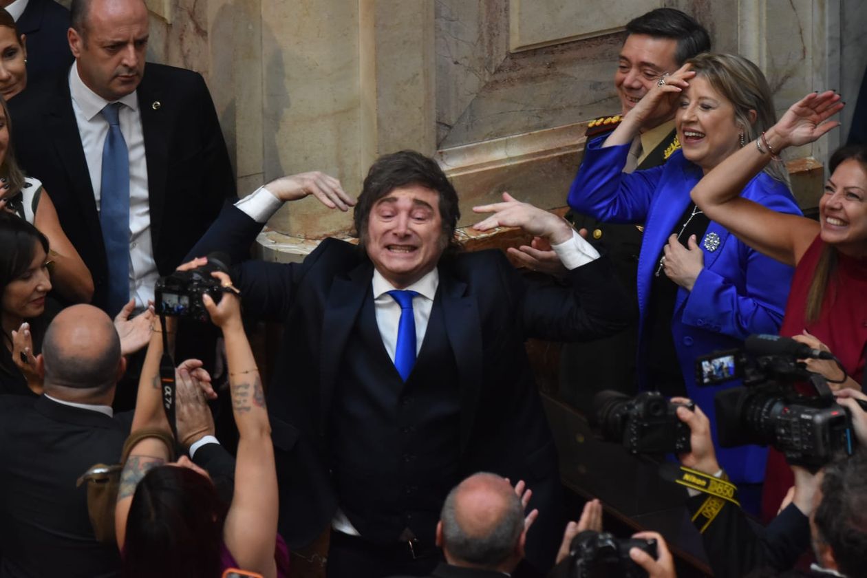 Javier Milei en la Asamblea Legislativa 2026.