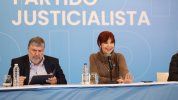 Cristina Kirchner encabezó la reunión del Consejo Nacional del PJ.