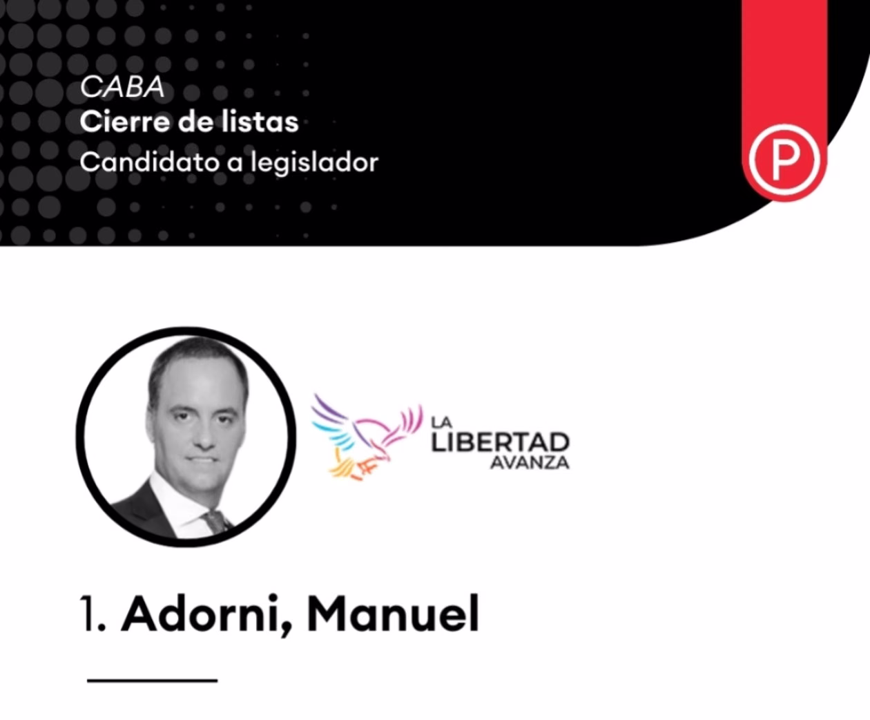 Manuel Adorni.