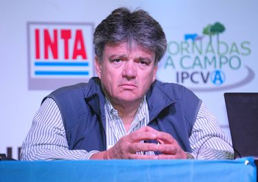 Ulises Chito Forte, una cara de La Pampa que se coló en el encuentro por la barrera sanitaria, en representación de la Federación Agraria.