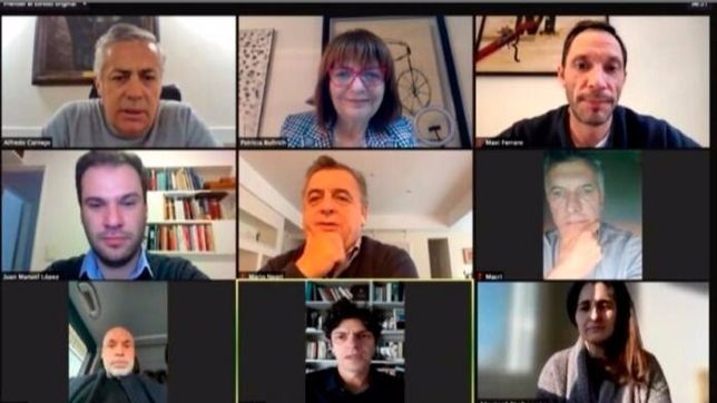 la mesa de jxc se mostro unida y habilito la agenda nacional de bullrich