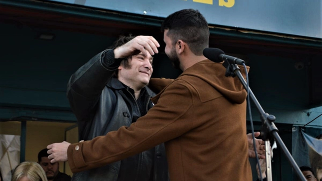 Javier Milei y Nahuel Sotelo. Javier Milei y Nahuel Sotelo.