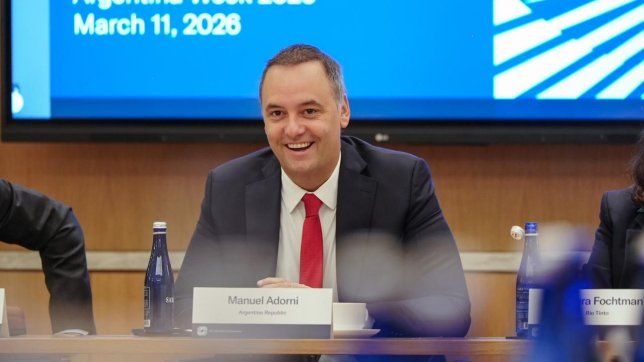 Manuel Adorni, jefe de Gabinete.