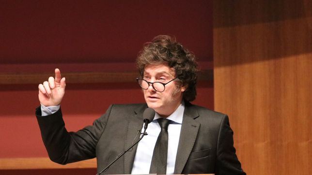 Javier Milei distertó en Stanford