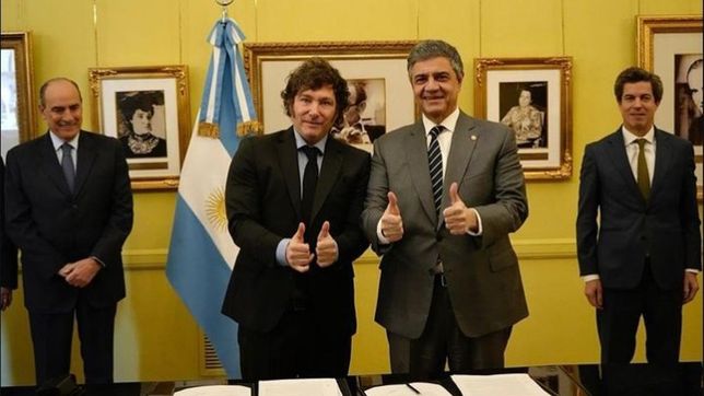 Javier Milei y Jorge Macri. El tiempo vuela y todo cambia en la Argentina libertaria.