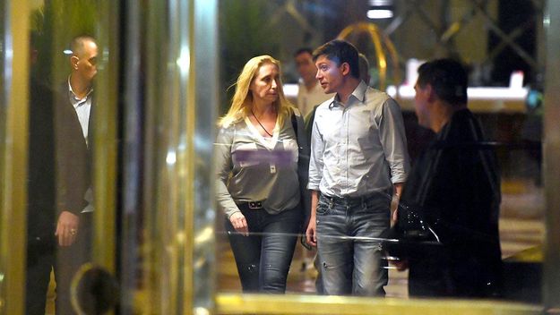 Karina Milei y Santiago Caputo. 