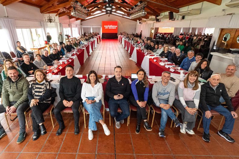 La plana mayor del socialismo de Santa Fe.