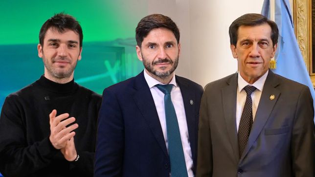Ignacio Torres, Maximiliano Pullaro y Carlos Sadir hablaron del frente de gobernadores. 