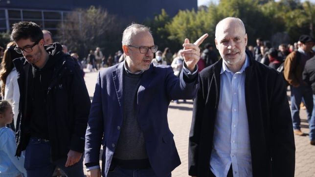 Diego Valenzuela y Horacio Rodríguez Larreta.
