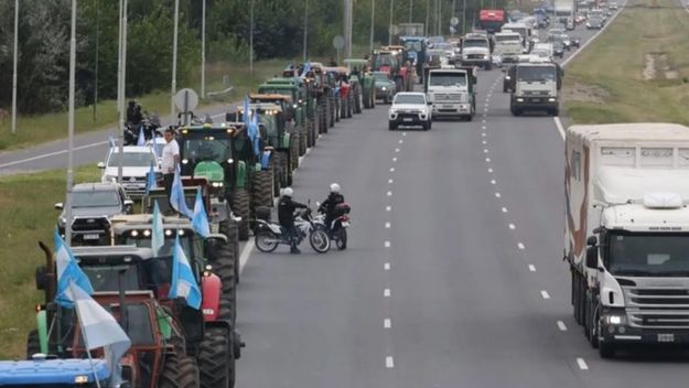 Quiénes se suben a los tractores para copar Plaza de Mayo