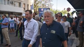 Rubén Daniele (SUOEM) y Ezequiel Morcillo (La Bancaria) líderes de dos de los gremios de Córdoba en conflicto.