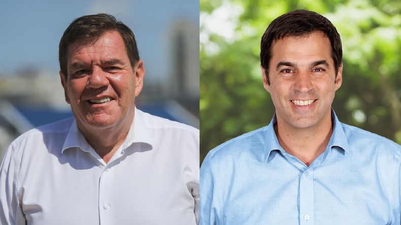 Guillermo Montenegro y Ramón Lanús.