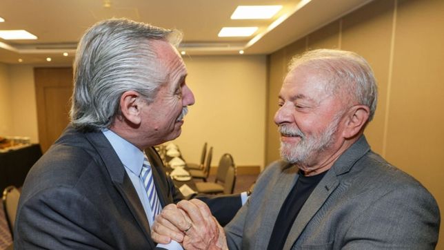fernandez y lula tendran este lunes la primera reunion bilateral