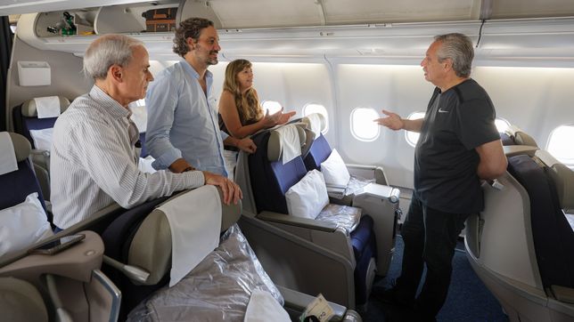fernandez de gira: comitiva minima, agenda comercial y aprontes para eeuu