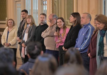 Las autoridades de la mesa local del socialismo en Rosario.