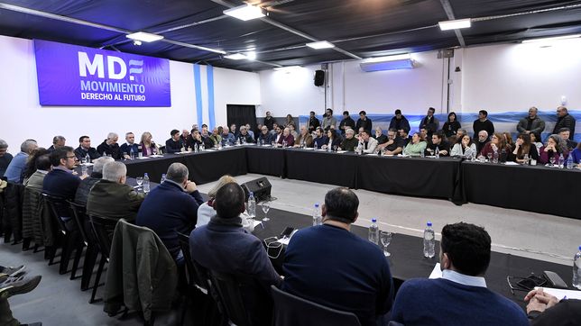 kicillof convoca y marcha por cfk: encabeza una columna con la bandera de su mdf