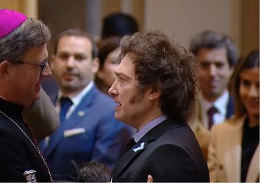 Javier Milei y Jorge García Cuerva