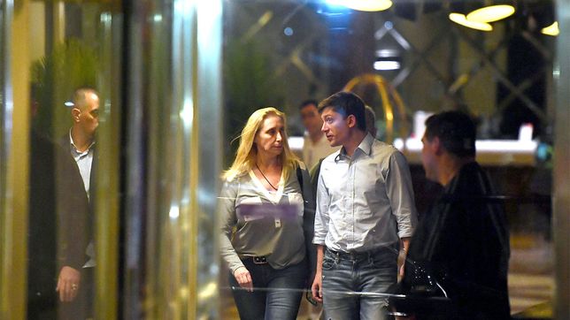 Karina Milei y Santiago Caputo.