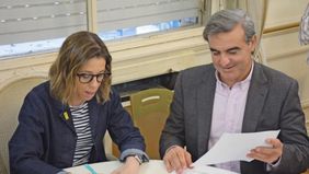 Alonso y Durañona disputan el pin de empleados del mes de la grieta