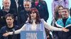 Axel Kicillof, Cristina Fernández de Kirchner y Máximo Kirchner, en tiempos de paz.&nbsp;