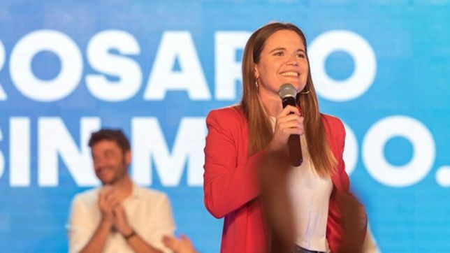 Caren Tepp, al frente. La candidata del peronismo en Santa Fe no planea actividades con figuras nacionales.