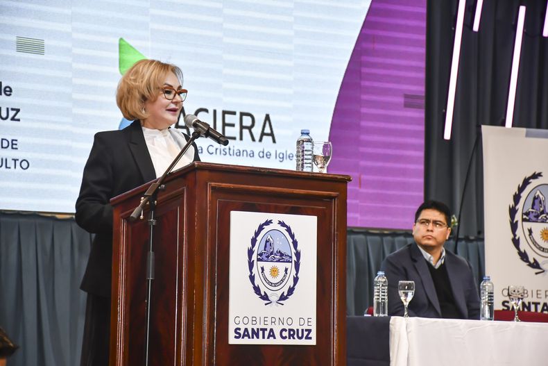 Mónica Pereyra, secretaria de Culto de Claudio Vidal
