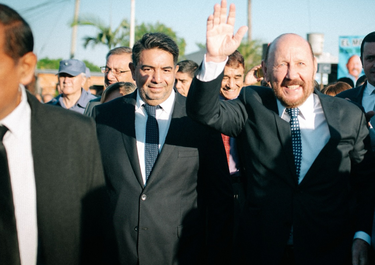 Ariel Caniza, intendente interino de Clorinda y Gildo Insfrán, gobernador de Formosa.